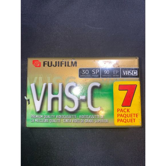 Fuji Film VHS-C TC-30 Premium Quality Video Cassette NEW SEALED - Picture 2 of 4